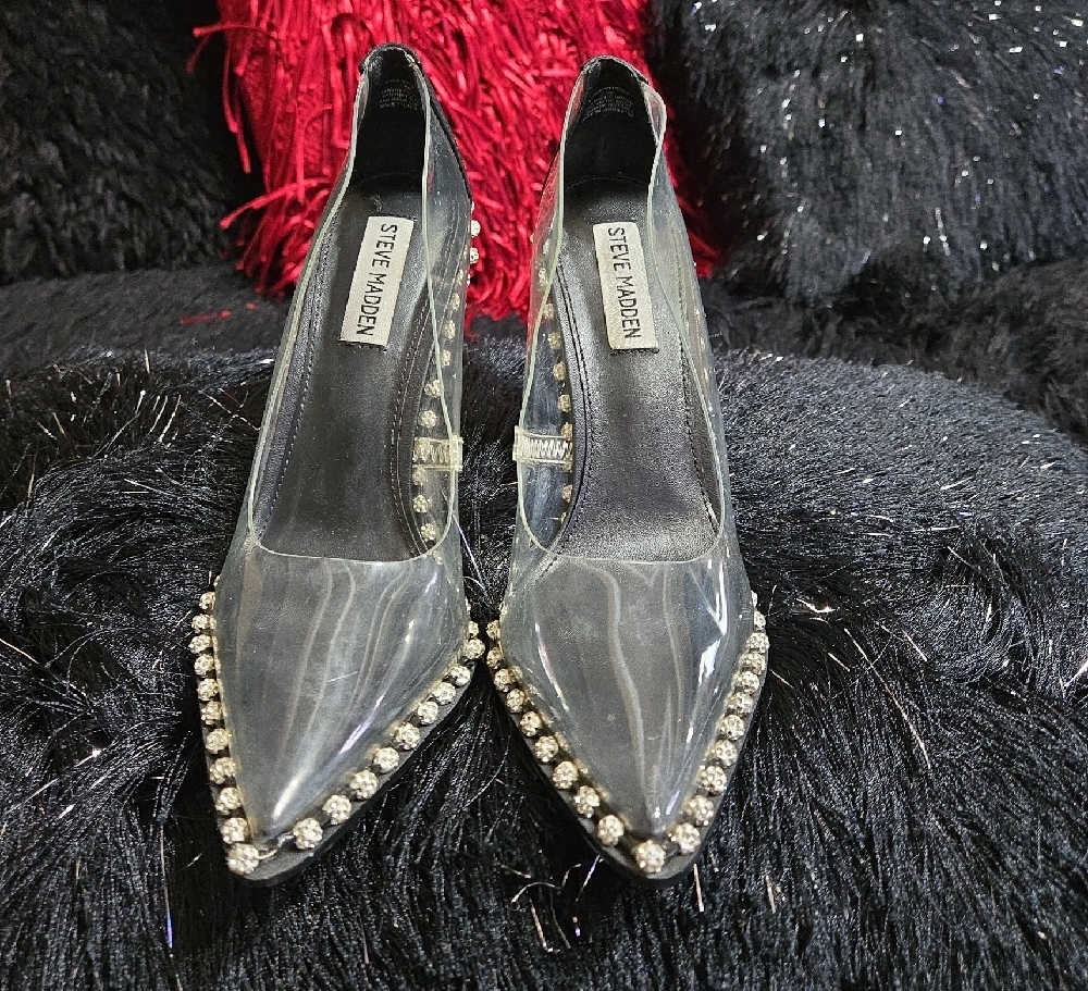 Steve Madden Black Studded Women's Shoes